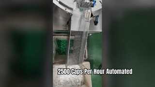 High Speed Automatic Bottle Cap Assembly Machine 2500 CPH