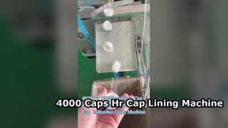 4000 To 12000pcs/Hour Cap Liner Insertion Machine 60mm CapInduction Liner Machine