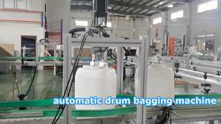 Automated 20L Chemical Drum Bagging Machine Solution