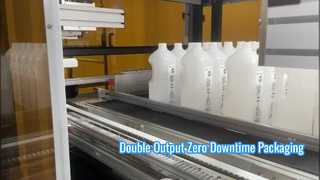 High Speed Two Layer Milk Bottle Packaging Machine