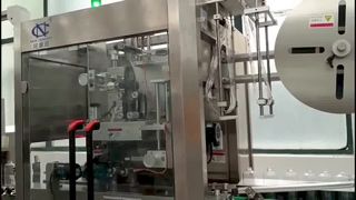 PET Bottle Sleeve Labeling Machine Hot Air Shrink