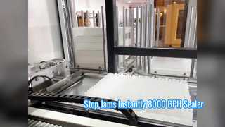 8000 BPH Automatic Bottle Vacuum Sealer Smart Memory Tech
